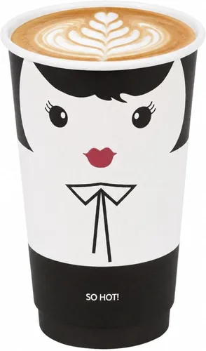 Vista 25 de Restaurantware Tazas de café de papel de 4 onzas, 25 tazas de papel desechables de doble pared, a prueba de fugas, reciclables, tazas calientes