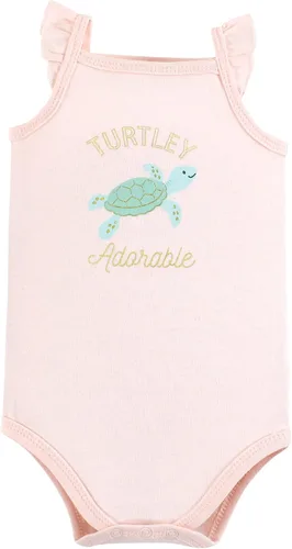 Vista 3 de Hudson Baby - Mamelucos unisex, sin mangas y de algodón, para bebé
