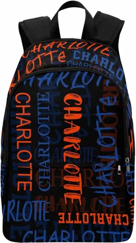 Vista 30 de MyPupSocks Mochila escolar personalizada con nombre personalizado mochila unisex, Multi 00, Personalizado