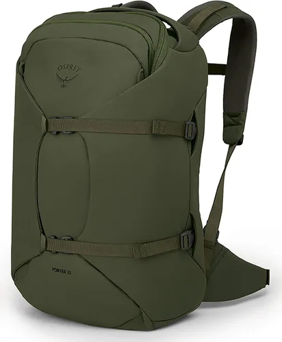 Vista 4 de Osprey Mochila de viaje Porter 30 verde Haybale talla única