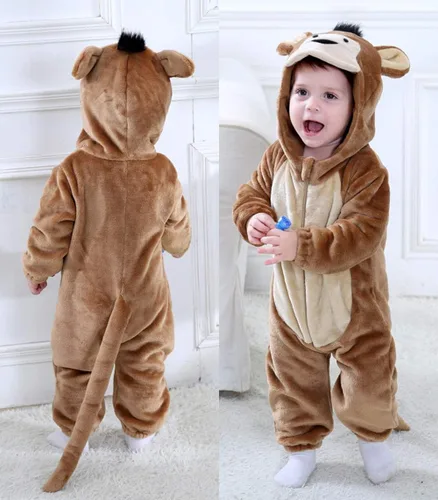 Vista 7 de TONWHAR Baby Boys Girls Animal Bodysuit Infant And Toddlers Romper Jumpsuit Halloween Costume Partywear