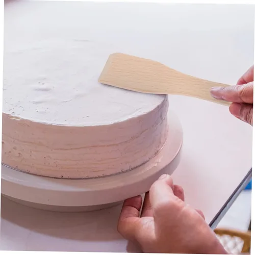 Vista 3 de HEMOTON Conjuntos de utensilios de cocina de madera Pala segura espátula de mantequilla de madera Jam Scraper Simple diseño práctico piezas