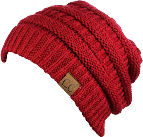 Vista 197 de C.C Trendy Warm Chunky Soft Stretch Cable Knit Beanie