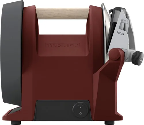 Vista 9 de Afilador de cuchillos de cocina Tormek T-1 para uso doméstico - NEGRO KARBON - Versión EE. UU. - Inglés (Verde ceniza)