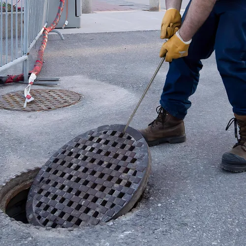 Vista 8 de Gancho de mango en T de utilidad de acero inoxidable de 15.0 in - Herramienta de elevación de cubierta de boca