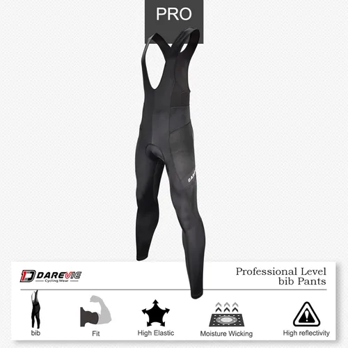 Vista 8 de Darevie Mallas de ciclismo para hombre, almohadilla de gel 3D para primavera y verano, pantalones de ciclismo de compresión, mallas de ciclismo