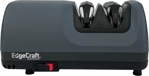 Vista 2 de EdgeCraft Afiladores de cuchillos eléctricos E317 para cuchillos rectos y dentados de 20 grados, abrasivos de diamante, control de ángulo