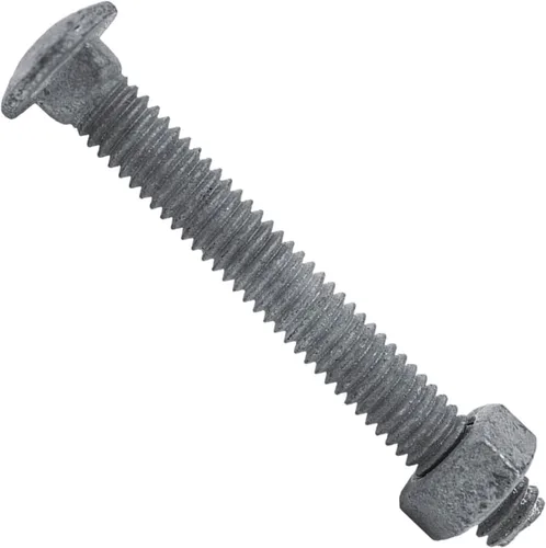 Vista 6 de Pernos de carro 1/4-20 x 3/4 ": Pernos de carro galvanizados a granel para valla (25 piezas)