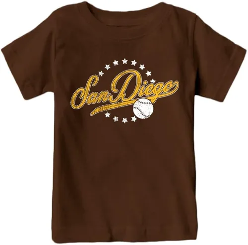 Vista 18 de Diseños vintage elegantes de béisbol para ropa de fanáticos de niños