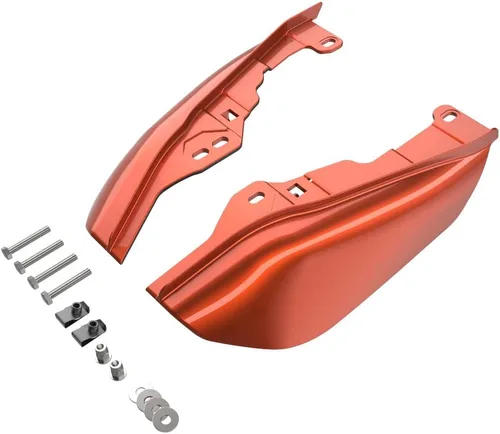 Vista 86 de Advanblack Deflectores de aire Road Glide de marco medio 2024 compatibles con Harley Touring Street Glide, Road King, Electra Glide, 2009-2025