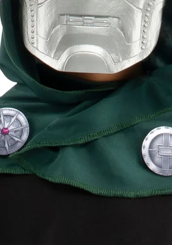 Vista 5 de Kit de Accesorios Capa con Capucha y Máscara de Doctor Doom para Niños Marvel Multicolor