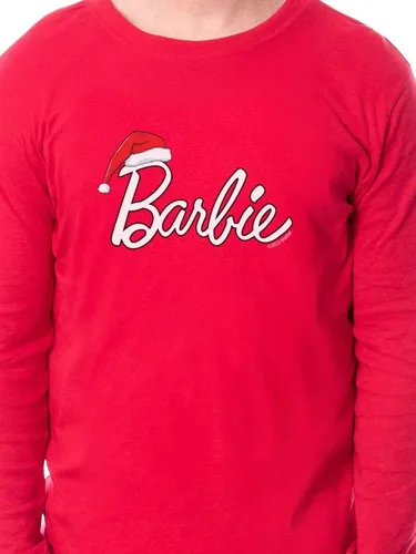 Vista 4 de INTIMO Barbie Family Christmas Logo Santa - Pijama unisex de 2 piezas