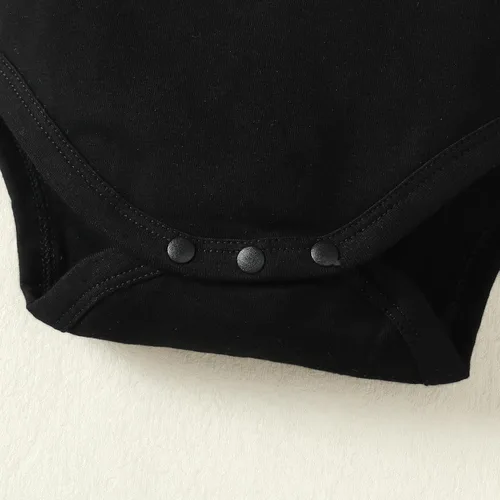 Vista 6 de Magic Park 0-24M Mameluco para bebé niña, traje de una pieza para bebé niña de color sólido, camiseta con volantes para niña, camiseta para bautizo
