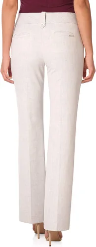 Vista 3 de Rekucci - Pantalón de vestir ligeramente acampanados, elásticos y de efecto adelgazante para mujer, Straight, 14