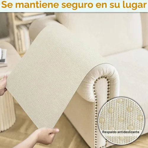 Vista 5 de Fundas para brazos de sofá, fundas impermeables para reposabrazos de sofá, sillón, sofá biplaza, funda antideslizante para reposabrazos reclinable