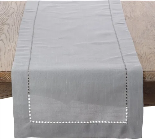 Vista 6 de SARO LIFESTYLE Servilleta de cóctel con borde cosido (juego de 12), negro, 6"x6