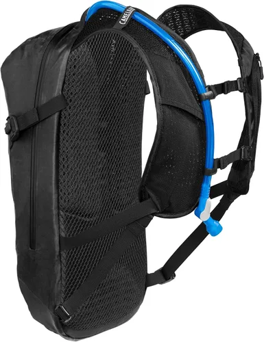 Vista 2 de CamelBak M.U.L.E. Evo - Paquete de hidratación para bicicleta, diseño listo para tormentas para todo tipo de clima, con depósito Crux de 100 onzas