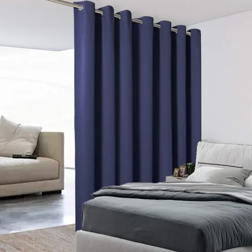Vista 34 de BONZER Separadores de cortinas negras, cortinas opacas portátiles, panel de tratamiento de ventana de privacidad, cortinas con aislamiento térmico