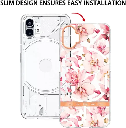 Vista 2 de Funda compatible con Nothing Phone 1, compatible con Nothing Phone One A063 para teléfono móvil TPU funda FH