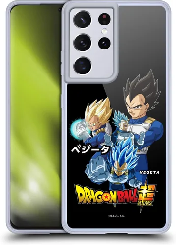 Vista 227 de Head Case Designs Funda de gel con licencia oficial de Dragon Ball Super Group Future Trunks Arc Characters [protección de grado militar] compatible