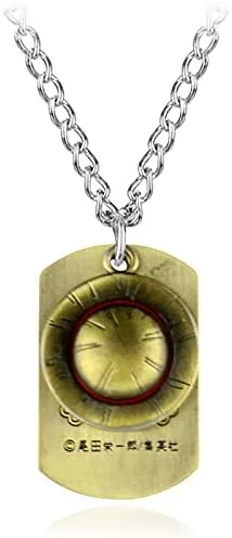 Vista 4 de YouU 23 piezas de una pieza Cosplay Luffy collar colgante llavero anime pegatinas PU brazalete esqueleto colgante pulsera pulsera pulsera