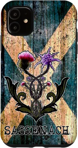 Vista 8 de Purple Thistle Flower Scottish Flag Scots Sassenach Vintage Case for iPhone 17