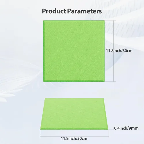 Vista 6 de 12 Pack Square Acoustic Panels Self Adhesive Sound Proof Foam