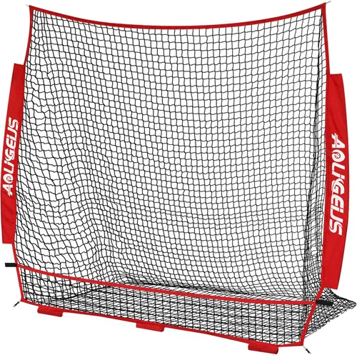 Vista 9 de Replacement 6' x 6' Baseball Softball Net (NET ONLY), Portable Pitching & Batting Practice Net, 7-Strand Heavy Duty Knotless Baseball Net, Frame Not