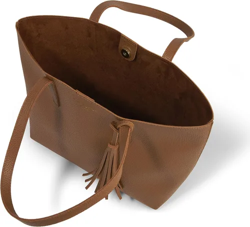 Vista 3 de KATIE LOXTON Tavi Tassel Womens Large Vegan Leather Shoulder Tote Handbag