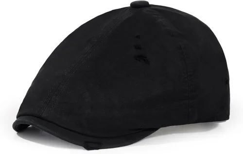 Vista 21 de Sombrero Newsboy de Qlauca para Hombre de Algodón 6 Paneles