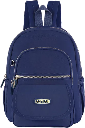 Vista 10 de AOTIAN Mini nailon impermeable mujeres Mochilas Casual ligera fuerte pequeño packback Daypack para las niñas Ciclismo Senderismo camping viajes al