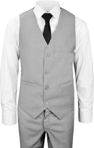Vista 5 de Black n Bianco Signature - Traje completo para niño ajustado