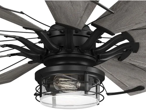 Vista 7 de Progress Lighting Springer II Collection - Kit de luces rústicas color negro mate (P260004-31M-WB)