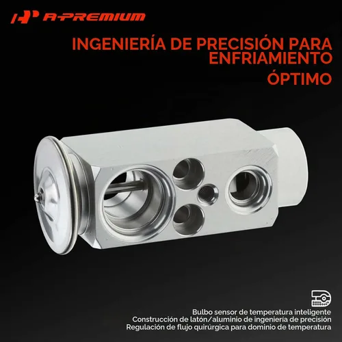Vista 3 de A-Premium Válvula de expansión de A/C compatible con Mercedes-Benz Clase C C220 C230 C280, Clase E E300 E320 E420 E430 E55 AMG, SLK230 CLK320 CLK430