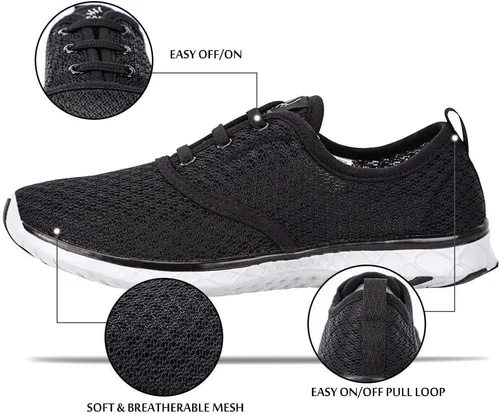 Vista 138 de ALEADER - Zapatillas acuáticas de secado rápido para hombre