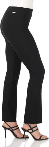 Vista 2 de Rekucci - Pantalón de pierna recta para mujer, diseño con control de abdomen