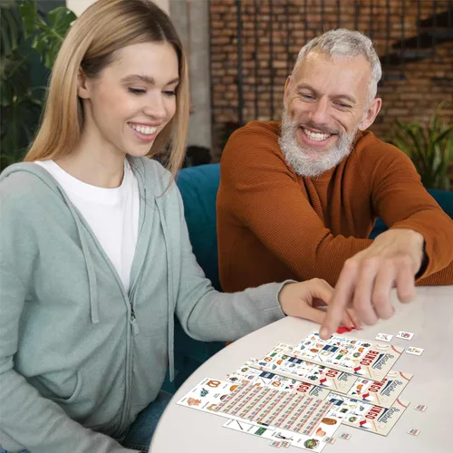 Vista 3 de Juego de cartas de bingo de béisbol, juego de bingo de béisbol para adultos, suministros de fiesta deportiva, recuerdos, decoraciones de fiesta