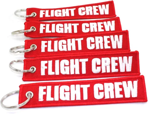 Vista 2 de Rotary13B1 FLIGHT CREW - RojoBlanco - 5pcs Llaveros, Rojo