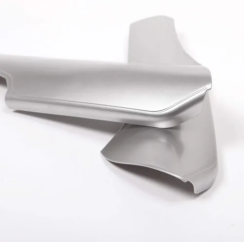 Vista 8 de YIWANG ABS Chrome Car Center Console Decoración Panel Cubierta Trim 2PS para Land Cruiser Prado FJ150 150 2014-2019 Auto Accesorios (Plata)