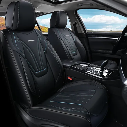 Vista 32 de Coverado - Fundas impermeables para asientos de coche, fundas delanteras para asientos de coche, 2 en 1, fundas protectoras para asientos de coche