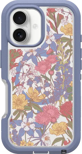 Vista 11 de OtterBox Funda transparente para iPhone 16 Defender Series XT - Azul claro
