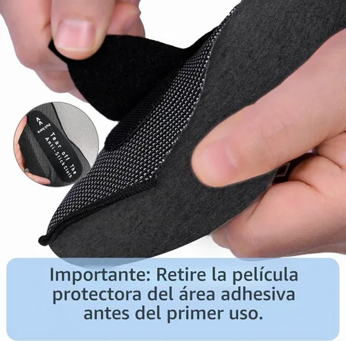 Vista 5 de Almohadas de viaje para el cuello para aviones, almohada cómoda de espuma viscoelástica, diseño ergonómico compacto, esenciales para dormir