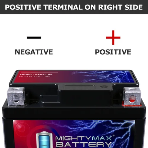 Vista 3 de Mighty Max Battery Reemplazo de batería YTX7L-BS 12V 6Ah para Honda CRF250L