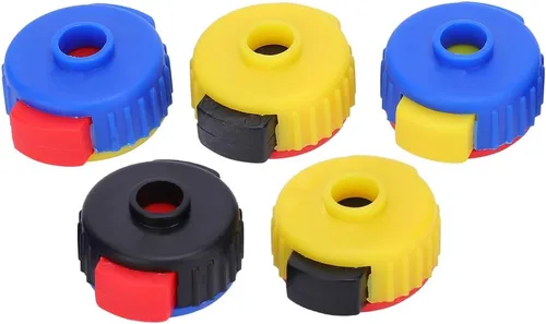 Vista 4 de Duro, Push‑In Designed, Tambor Quick Release Nut, Plástico, Drum Kit, Drum Kit, Drum Kit