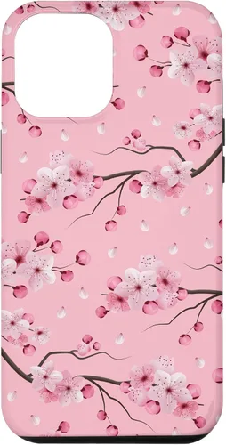 Vista 26 de Japanese Cherry Blossom Floral Flower Pattern Pastel Pink Case for iPhone 17