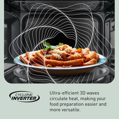 Vista 7 de Horno de microondas Panasonic., acero inoxidable