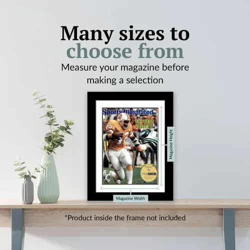 Vista 17 de Creative Picture Frames - Marco de fotos para revistas Sports Illustrated, de 8 x 10.5 pulgadas, adecuado para ediciones de coleccionista