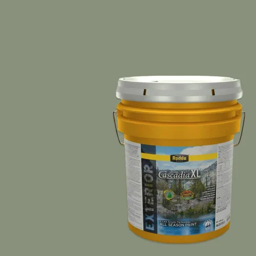 Vista 142 de Rodda Paint CASCADIA XL Pintura e imprimación satinada exterior en uno, cuarto de galón, Aquafir