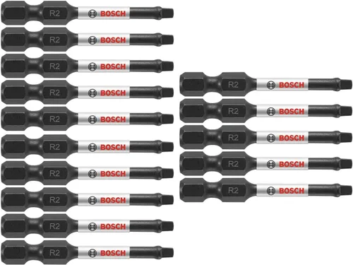 Vista 14 de BOSCH ITSQ1102 - Juego de 2 brocas cuadradas #1 de 1 pulgada para atornillar resistentes al impacto