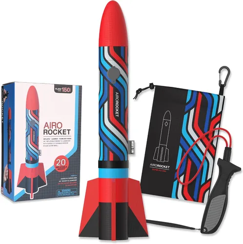 Vista 11 de Airo Rocket™ - Lanzacohetes inflable para niños - Se eleva 150 pies